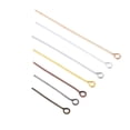 thumbnail image 4 of Xiao Hua Silver Pin 200PCS-2 * 0.02 inch Jewelry Making, Handmade End Ring Design Earring Pendant Accessory, Reusable Homemade Bracelet Pendant Connector Craft Pin, 4 of 5