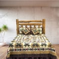 thumbnail image 2 of Blazing Stars Quilt, Hand cut and Patchwork cotton fabric blocks., 2 of 6