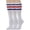 C03-3pairs White/Blue/Red, variant on 3 Pairs Over the Calf Tube Socks