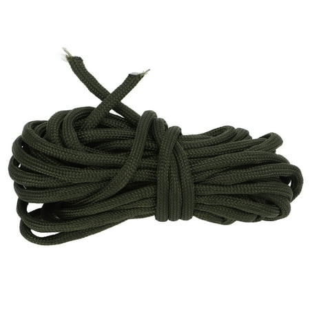 

Big sale 5 Meters 9 Cores Safety Rope Polyester Parachute Cord Camping Rope for Outdoor Survival Hiking Green