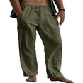 thumbnail image 1 of Casual Drawstring Beach Pants in Solid Colors for Men‘s Summer Style, 1 of 2