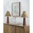 thumbnail image 5 of Livabliss Trout Traditional Accent Table Lamp, 22-inch, Dark Brown with Brown Shade (Set of 2), 5 of 5