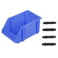 thumbnail image 2 of New Raw Material Safety Tool Storage Box Screw Parts Hardware Classification Box Assembly Workshop Shelf Load Bearing 30KG yellow, 2 of 9
