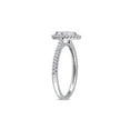 thumbnail image 4 of 3/4 Carat (Ctw I1-I2, H-I) Diamond Pear-Cut Halo Engagement Ring in 14k White Gold, 4 of 6