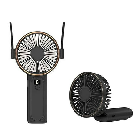 

Joykith Handheld Folding Desktop Dormitory Small Fan Outdoor High Wind Portable Mini USB Digital Fan Six Speed Clip on Fan for Bed