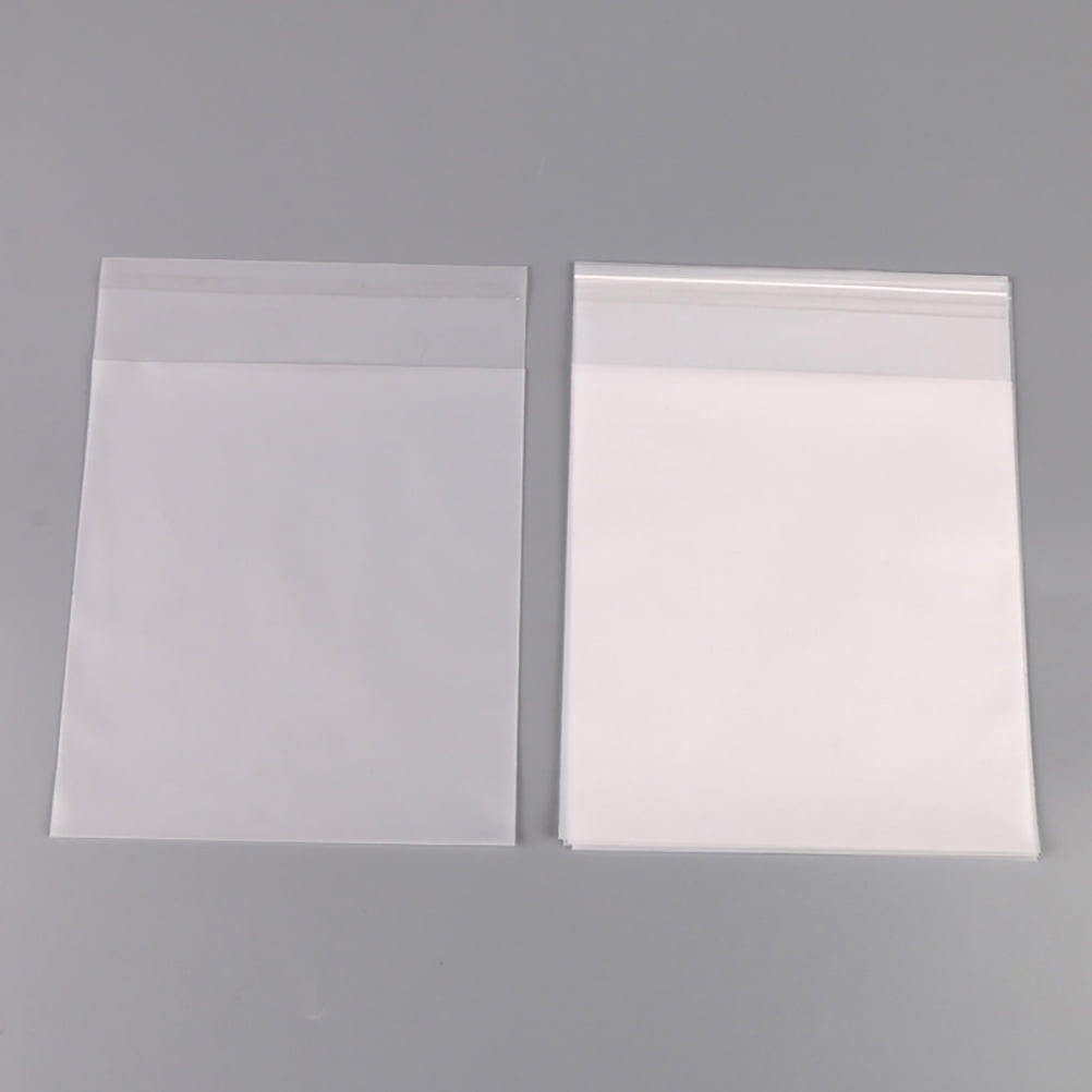SOPOTUTU Frosted Transparent Clothes Storage Bags 50Pcs for Travel and Packing
