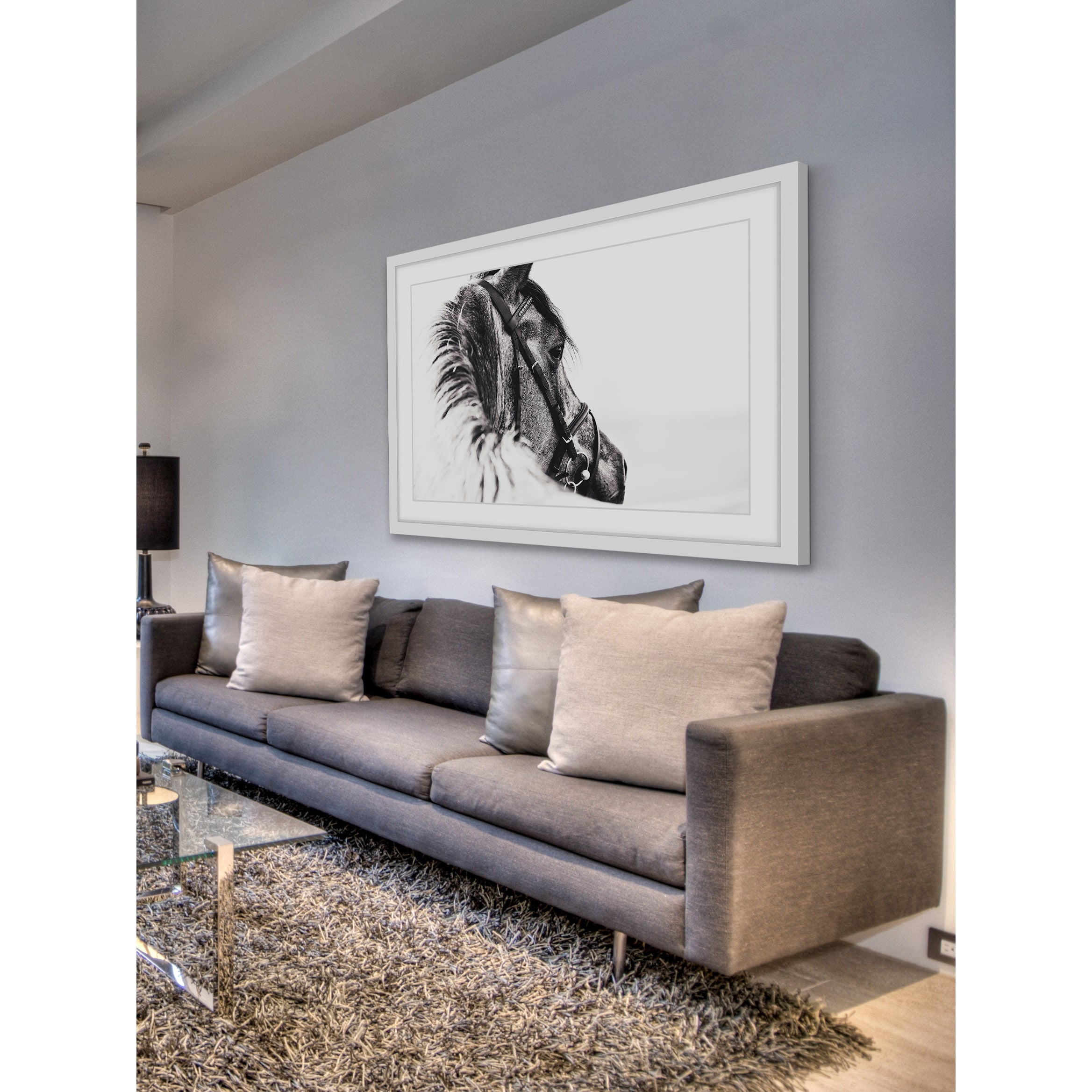 Marmont Hill "Equus Profile" Framed Painting Print