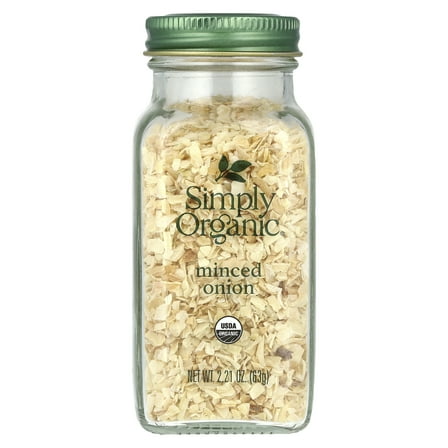 Simply Organic Minced White Onion, Certified Organic 2.21 oz.