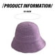 thumbnail image 4 of Sombrero de paja para el sol, sombrero de pescador tejido, sombrero de playa, gorra plegable, gorras de verano, sombrero de pescador para mujer, 4 of 5