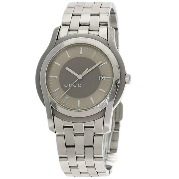 Pre-Owned Gucci 5500XL Stainless Steel Men's Watch (Good)