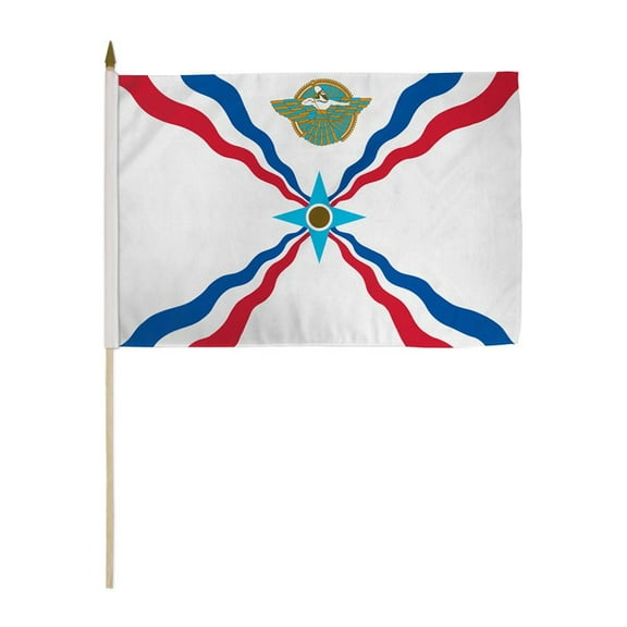 Assyrian 12x18in Stick Flag