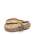 thumbnail image 6 of Pre-Owned Dior Brown/Red/Green/Yellow Rasta Saddle Bag Shoulder bag, 6 of 10