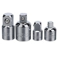 thumbnail image 1 of 4 pc 1/4 to 3/8 1/2 inch Drive Socket Adapter Reducer Air Impact Set New, 1 of 4