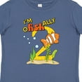 thumbnail image 4 of Inktastic I'm O-fish-ally Two Cute Clownfish Second Birthday Boys or Girls Baby T-Shirt, 4 of 5