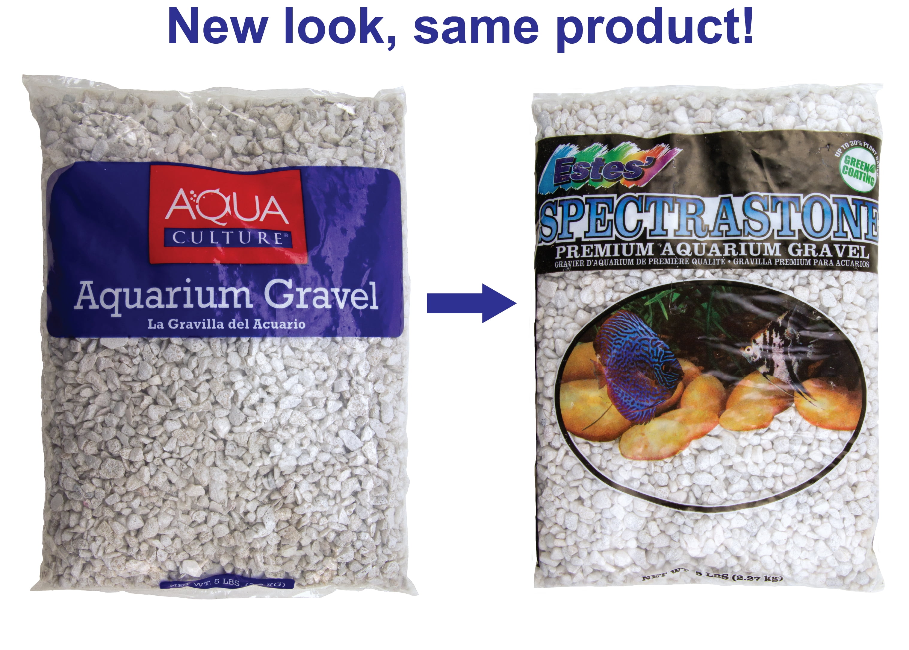 (3 pack) Special White Aquarium Gravel 5 Lb bag