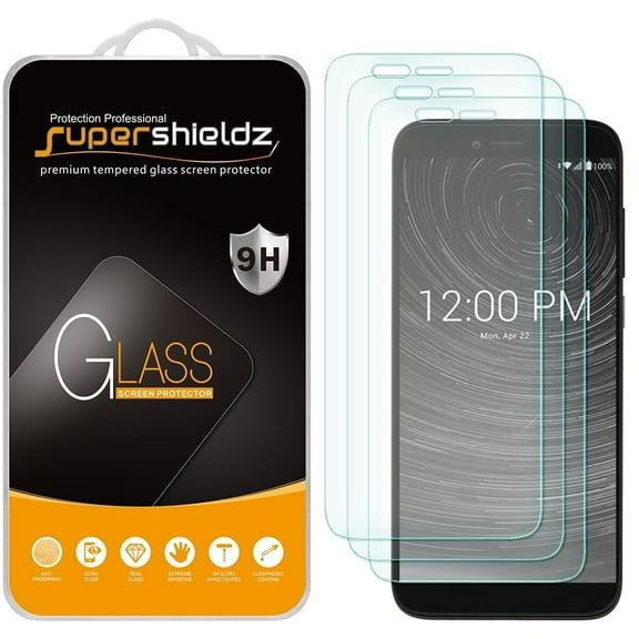 [3-Pack] Supershieldz for Coolpad Legacy S Tempered Glass Screen Protector, Anti-Scratch, Anti-Fingerprint, Bubble Free