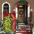 thumbnail image 2 of SM-XLHN Merry Christmas House Flag 28x40 Inch Double Sided, Christmas Tree Xmas Winter Holiday Yard Outdoor Decorative Flag, 2 of 6