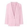 thumbnail image 1 of Vedolay Womens Tops Casual Suit Jackets for Women Casual Blazer Shawl Collar Long Sleeve Open Front Work Office Jackets,Pink XL, 1 of 4