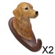 thumbnail image 1 of 2x Ganchos Creativos para Colgar Montados en Animales, Gancho de Pared, Decoración Del Hogar, Perro 2 piezas, 1 of 10
