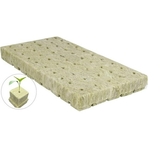 1 Inch Rockwool,Stonewool Starter Grow Cubes,50 Plugs Hydroponic Grow Media for Vigorous Plant Growth,Cubes Stonewool for Cuttings,Cloning,Plant Propagation