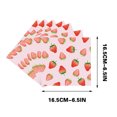 thumbnail image 3 of Antqov Strawberry Party Theme Tableware Set Disposable Decorative Tableware Paper Set, Home Accessories, 3 of 3