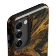 thumbnail image 2 of Gold and Black Marble Galaxy S23 Pro Case,iPhone 12, 2 of 4
