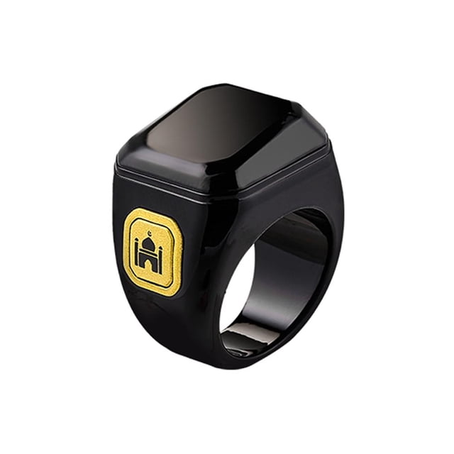 Bague Intelligente Bluetooth avec Écran OLED, Compteur Électronique et Rappel de l'Heure pour Suivi de Mise en Forme Android iOS