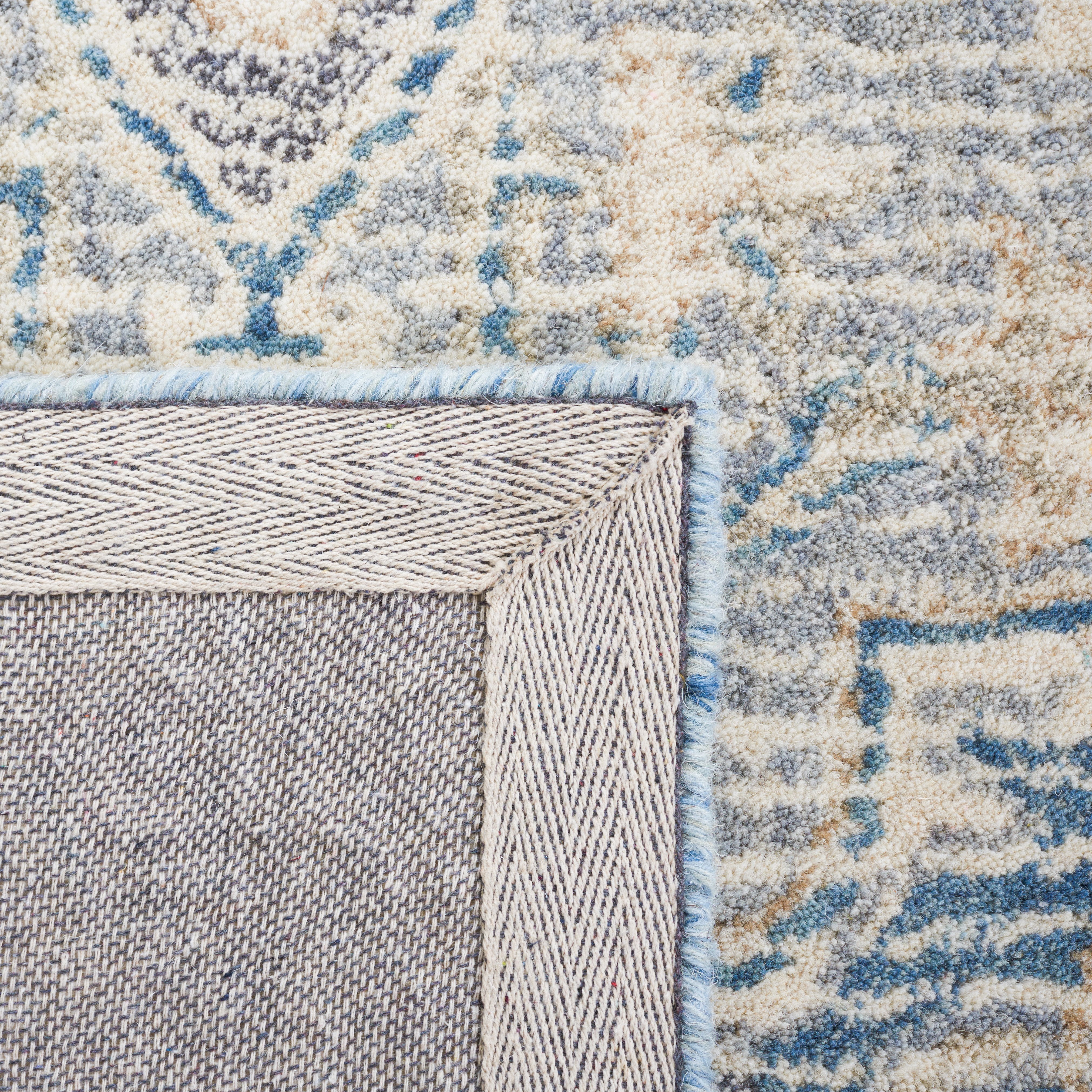 Safavieh Metro Marion Medallion Runner Rug, Blue/Ivory, 2'3" x 8'