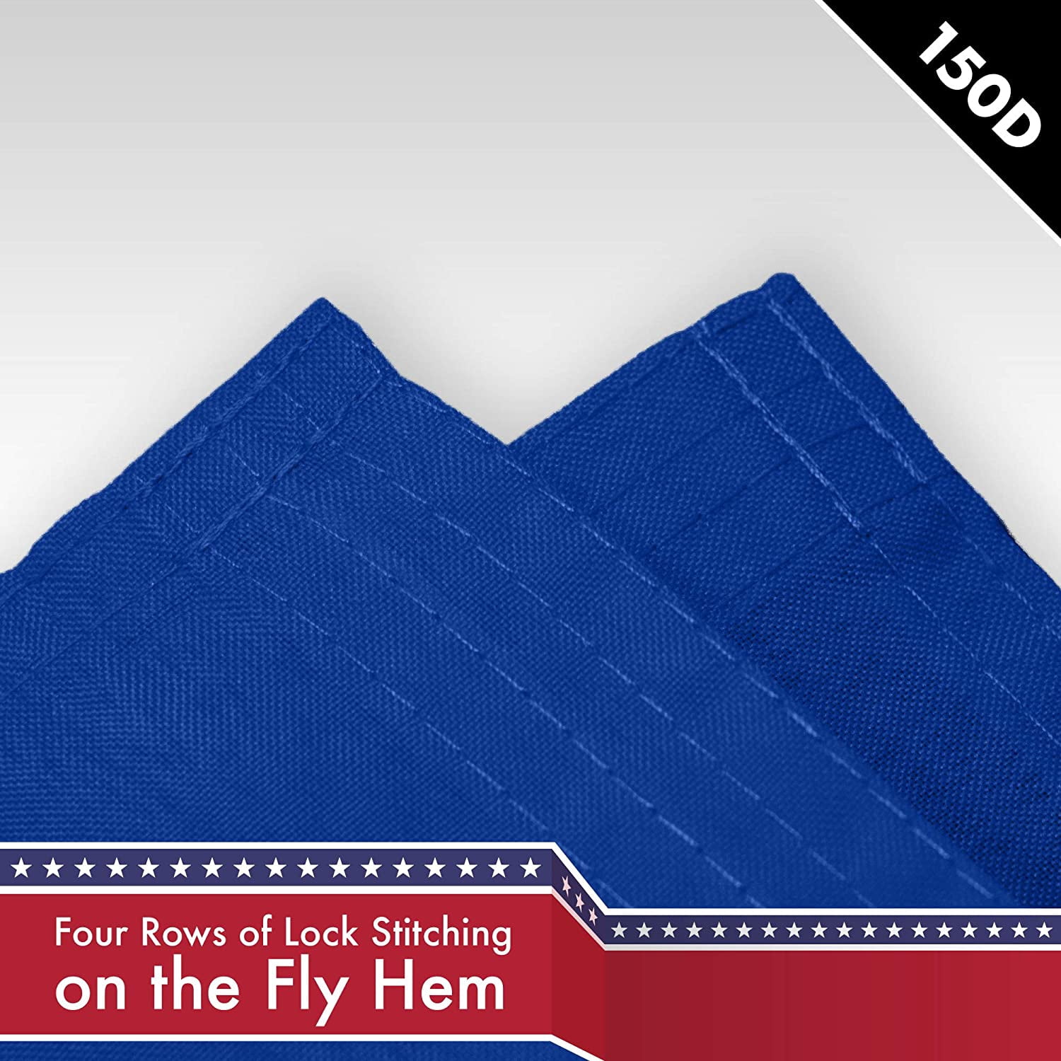 G128 Combo Flag Pack: USA American Flag 3x5 ft 150D Printed Stars & Virginia Flag 3x5 ft 150D Printed