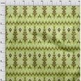 thumbnail image 3 of oneOone Cotton Poplin Fabric Chevron & Swirl Ikat Print Fabric By Yard 42 Inch Wide, 3 of 4