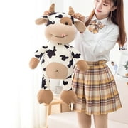 cdar Cute Sleeping Cow Plush Animal Toy Cattle Soft Stuffed Doll For Kids