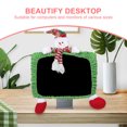 thumbnail image 3 of OUNONA Elastic Computer Screen Decorations Snowman Monitor Border Sleeve For Users With Festive Preferences 1Pack Back to School, 3 of 8