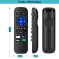 thumbnail image 6 of [2 Pack] Replacement for Roku-TV-Remote,Compatible for TCL Roku/Hisense Roku/Onn Roku/Sharp Roku Series Smart TVs (Not for Roku Stick and Box), 6 of 8