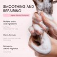 thumbnail image 6 of Sakura Shampoo, Hydrating and Thickening Hair Care, Improve, Shine, Strengthens Volumizing Cherry Blossoms Vegan Shampoo for Dry Damaged Hair Care, 6 of 6