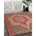 thumbnail image 2 of Ahgly Company Indoor Rectangle Traditional Tan Brown Persian Area Rugs, 2' x 5', 2 of 6