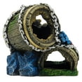 thumbnail image 4 of Aqua Culture Barrel Aquarium Ornament - Multicolor, 4 of 9