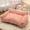 Pink., variant on Plush Pet Sofa Bed - Striped Polypropylene Recliner - Ultra-Soft for All Seasons - Small to Large Breeds - Perfect Holiday Gift