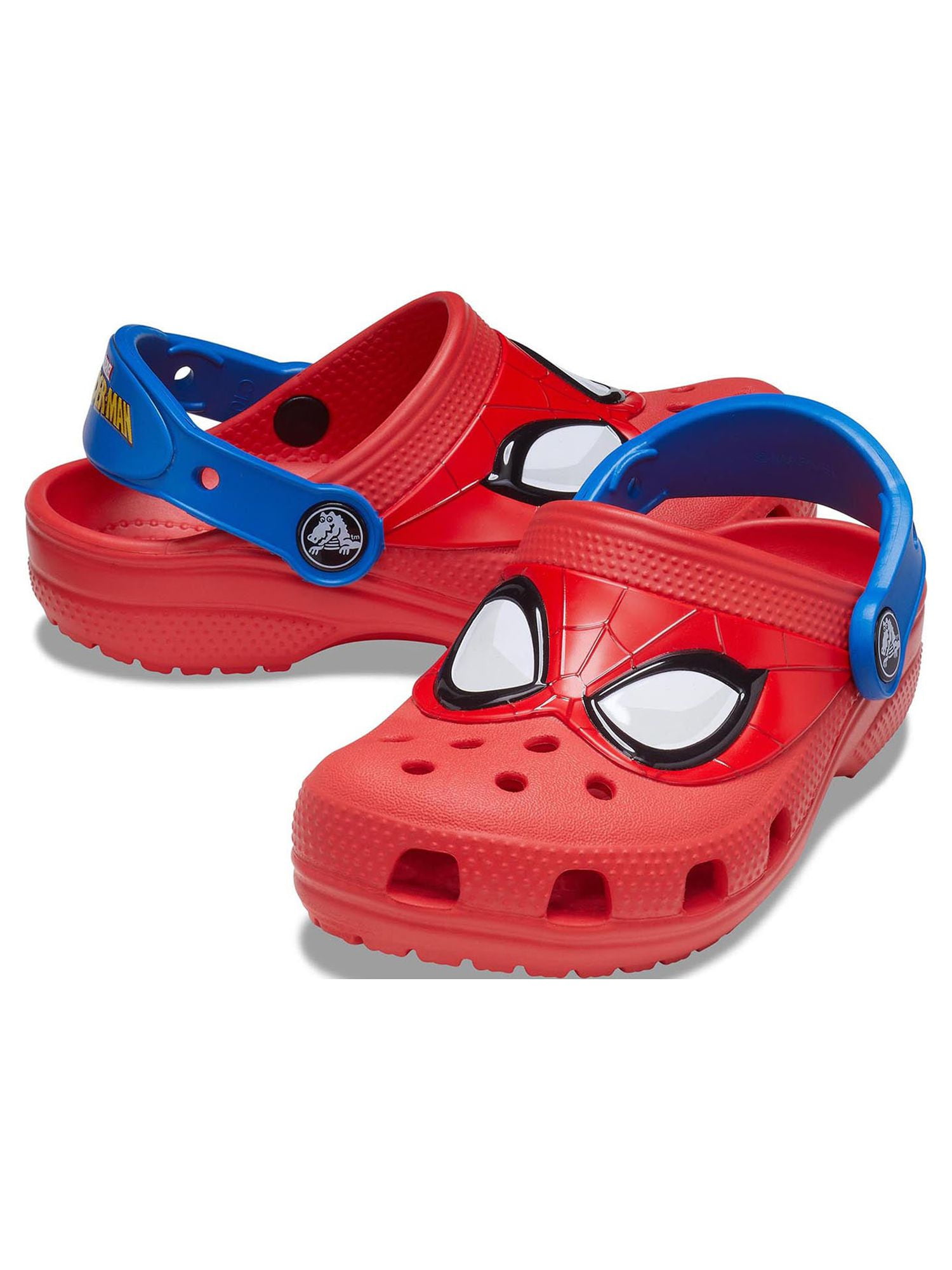 how cute are these new spiderman crocs!? 😭😍🕷️ #spiderman