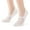White, variant on Lava 5 Pairs Ice Silke No Show Socks for Men Low Cut Invisible Breathable Thin Socks Non Slip Liner Socks