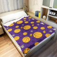 thumbnail image 3 of Basketball Blanket 40"x50" Purple Fleece Blanket Fuzzy Plush Throw Blankets Basketball Lover Gifts for Boys, 3 of 6