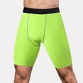 thumbnail image 2 of Bibifish Mens Sports Shorts Black High Waist 3D Pouch Compression shorts Stretchy Quick Dry Moisture Wicking Gym Workout Training Shorts, 2 of 4