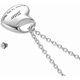 thumbnail image 4 of Cremation Urn Necklace For Ashes Urn Jewelry,forever In My Heart Carved Stainless Steel Keepsake Waterproof Memorial Pendant For Mom & Dad With Fillin, 4 of 4
