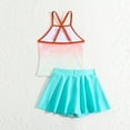 thumbnail image 3 of Hiijoy Toddler Girls Tankini Swimsuit UPF 50+ Camisole Top Skort Swimwear Set, Sizes 2-7, 3 of 6