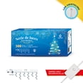 thumbnail image 4 of Cascada Luz 300 Leds 5 Metros YANKON Control 8 Secuencias De Luz Decorativo Blanca YC-NAV-C3001, 4 of 5