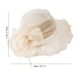 thumbnail image 3 of cpengpj Ladies Sun Hat Kentucky Jockey Club, Tea Party Accessories for Women Hats for Derby Day Wedding Tea Cocktail Party Sun, 3 of 6