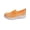 Orange, variant on DLONGLI Women's Orthopedic Arch Support Wide Width Slip On Walking Shoes Breathable Mesh Lightweight Cushioned Non-Slip Casual Sneakers