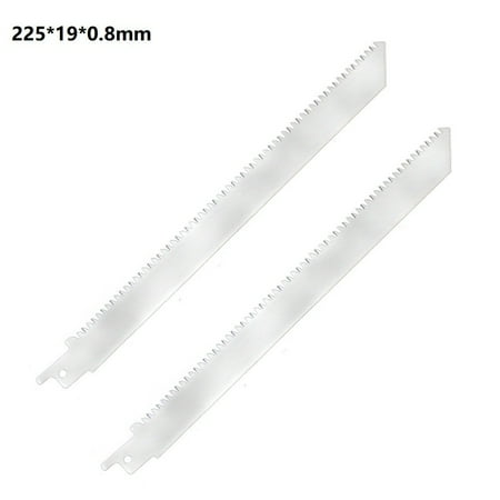 

2X A 225*19mm Stainless Steel Reciprocating Saw Blade for Cutting Bone Meat Wood