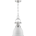 thumbnail image 5 of 60/6752-Nuvo Lighting-Watson-1 Light Pendant-10.25 Inches Wide by 16.88 Inches High-Matte White Finish    -Traditional Installation, 5 of 7