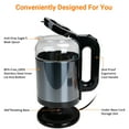 thumbnail image 5 of TINANA Glass Electric Kettles for Boiling Water: 2L/1500W Tea Kettle, Stainless Steel Hot Water Kettle with Fast Boiler, Auto Shut off, Boil-Dry Protection, BPA-Free Borosilicate Glass, 5 of 7