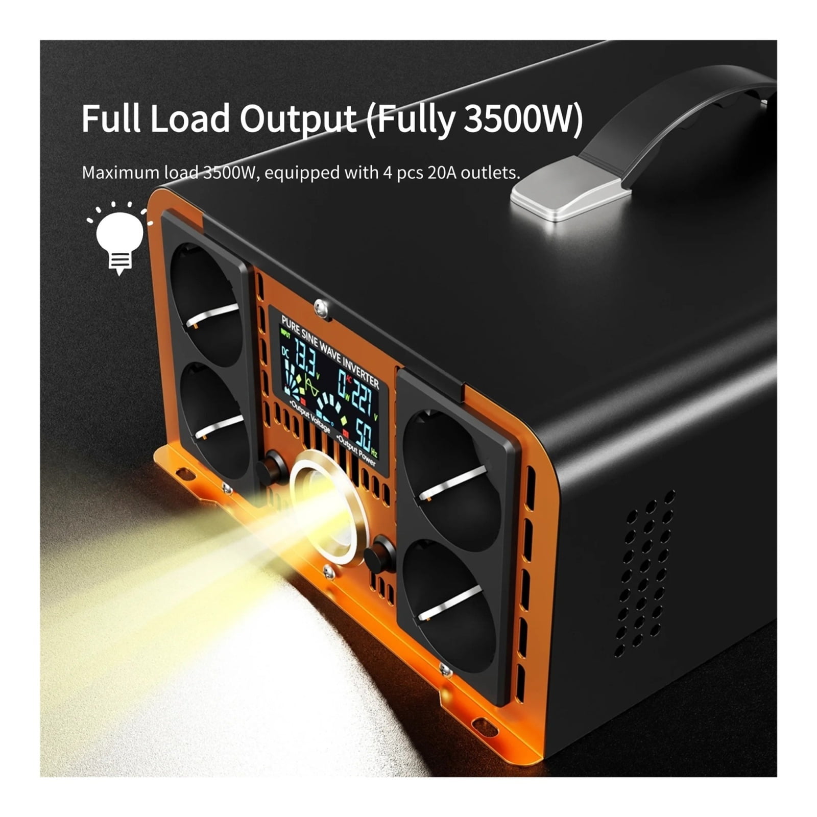 Pure Sine Wave Inverter Inversor Voltage Converters Power Bank Solar Inverter